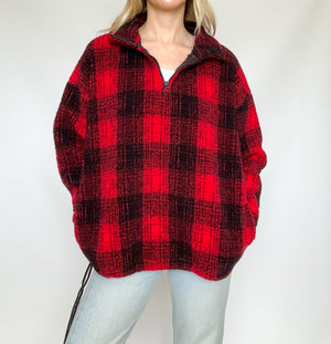 Plaid Pullover