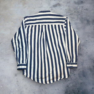 Blue Striped Button Up