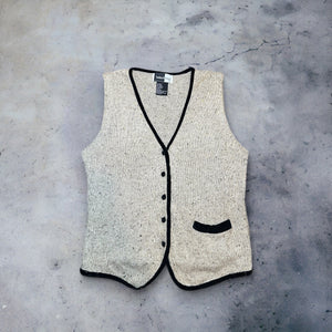 Button Up Sweater Vest