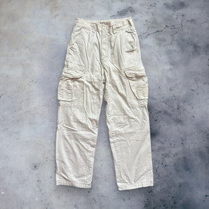 Cream Cargo Pants