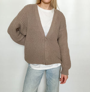 Knit Cardigan Sweater