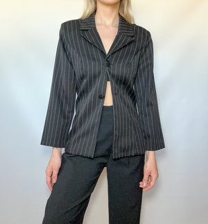 Pinstripe Blazer Top