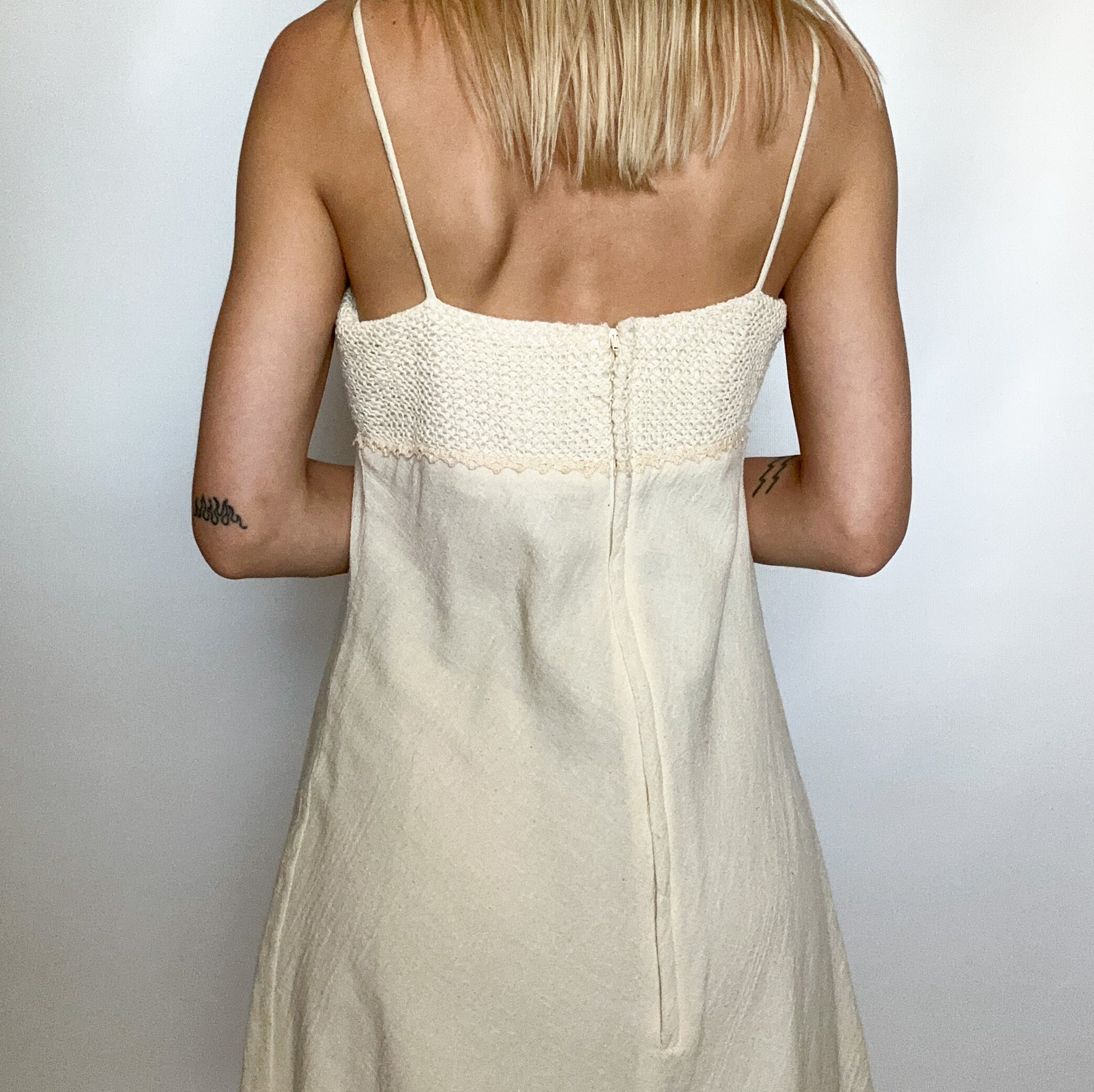 Beachy Crochet Detail Dress