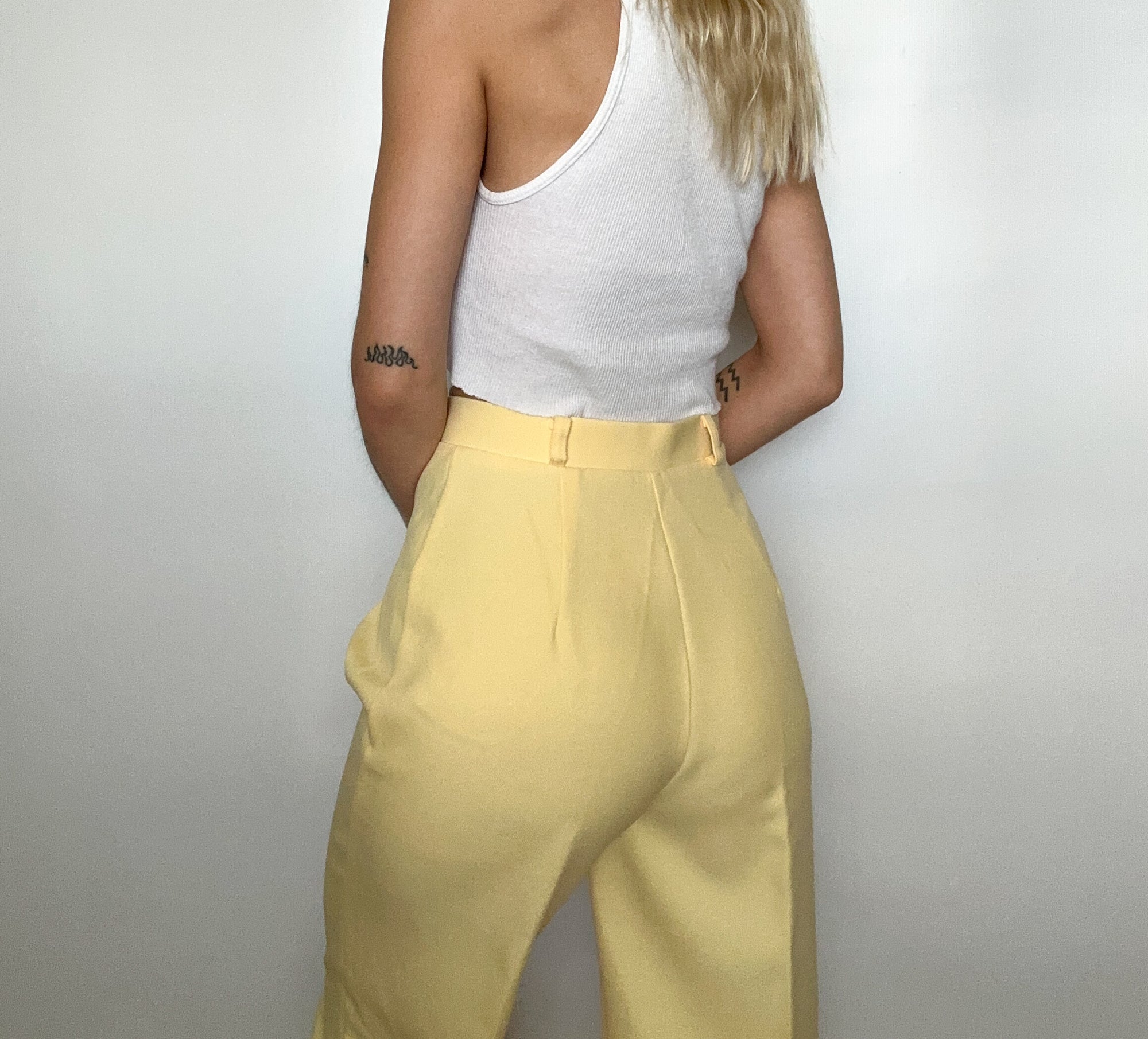 Yellow Trouser Pants