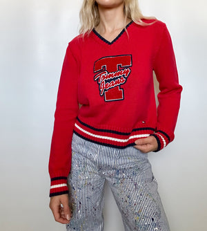 Tommy Varsity Patch Sweater