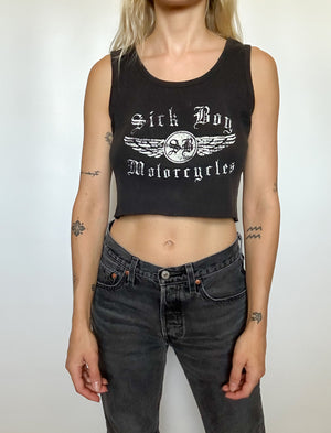 Sick Boy Motorcycles Cropped Tank