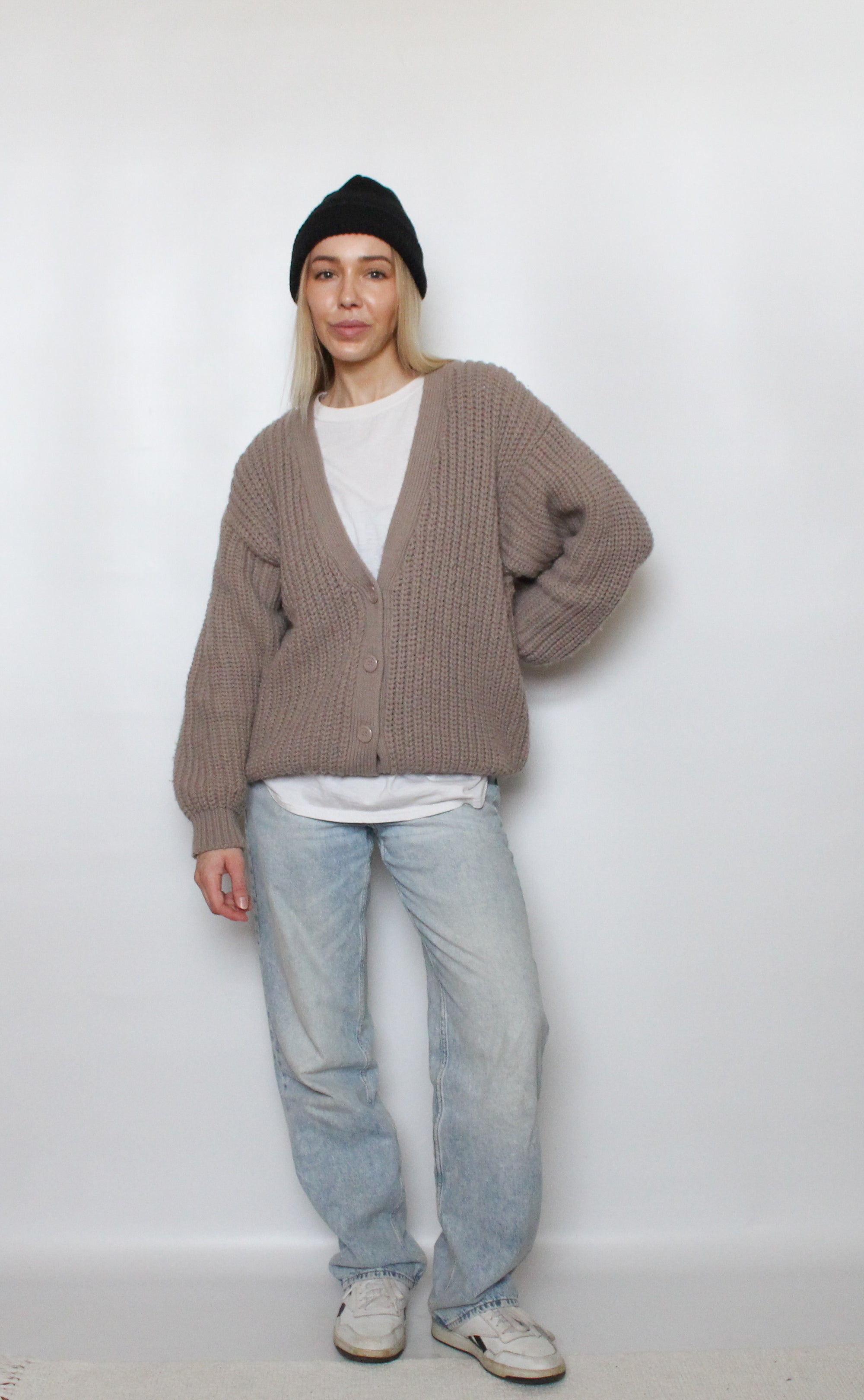 Knit Cardigan Sweater