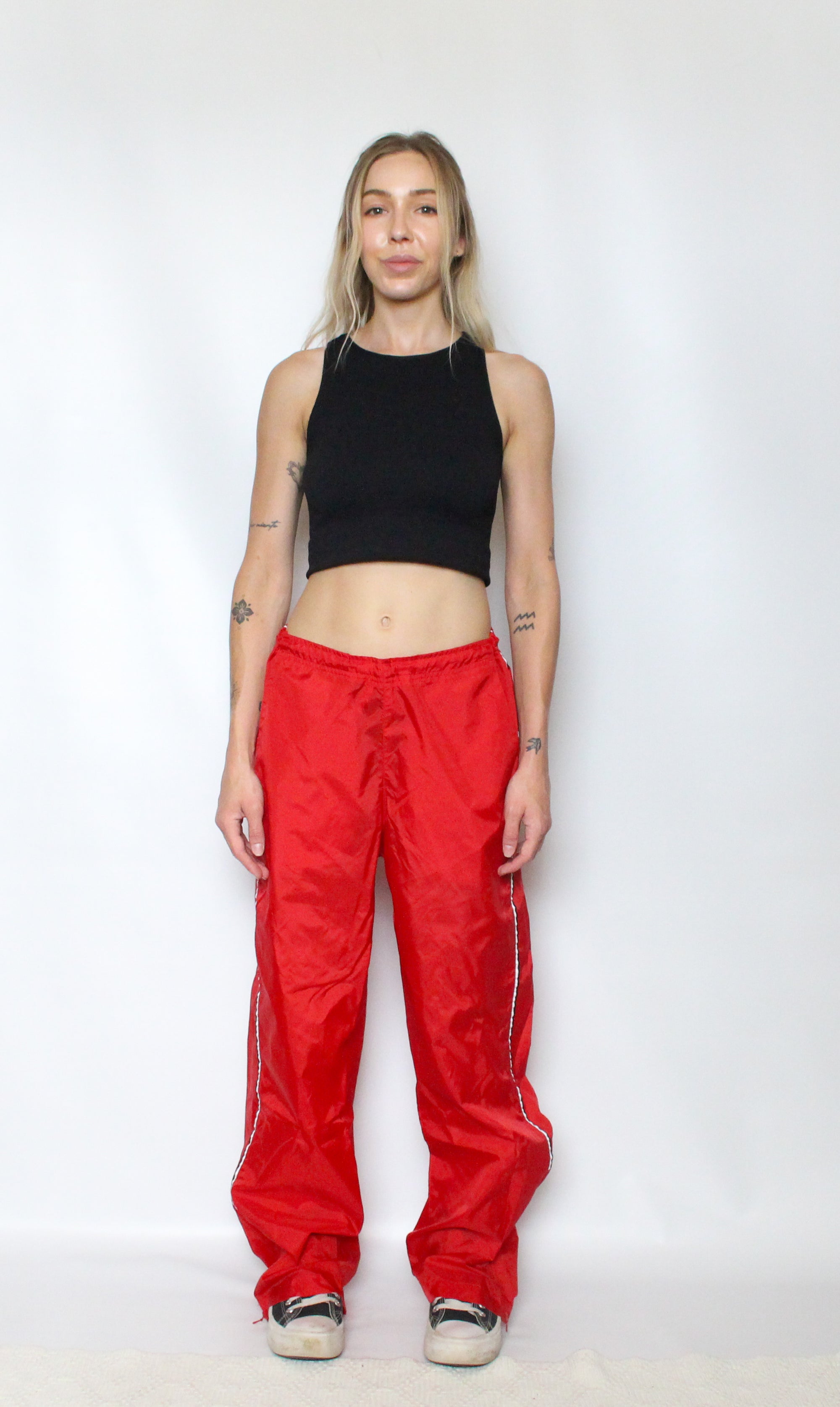 Red Nike Windbreaker Track Pants