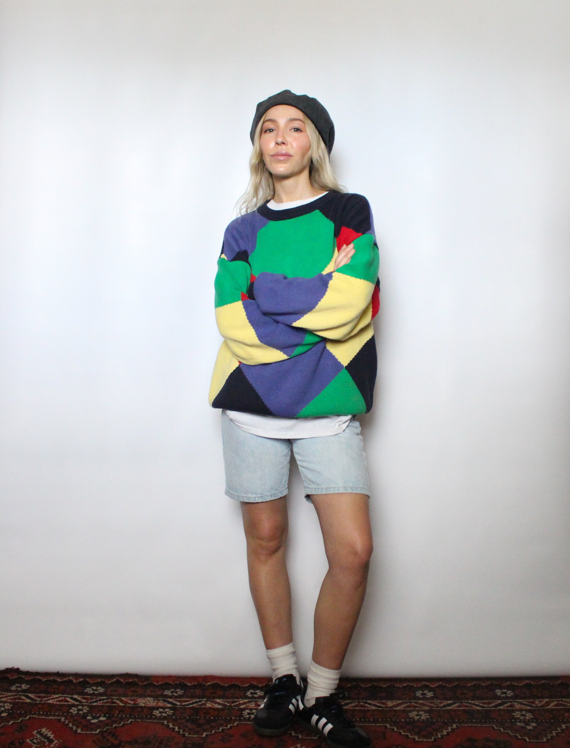 Color Block Golf Sweater