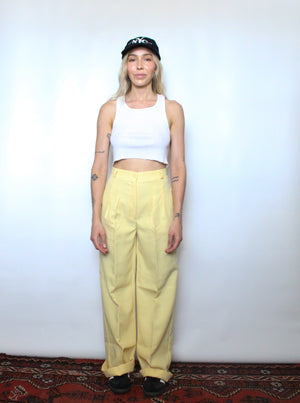 Yellow Trouser Pants