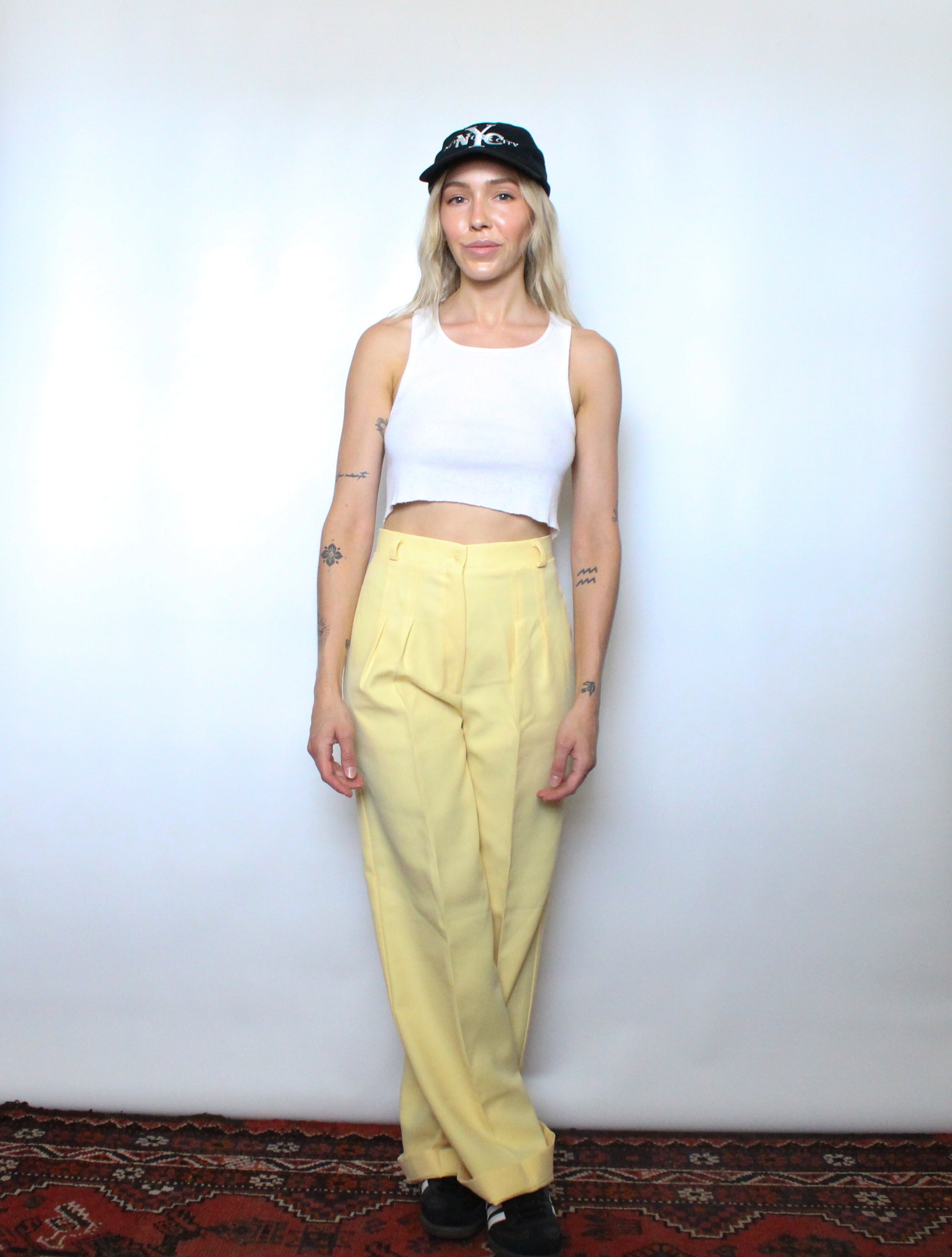 Yellow Trouser Pants