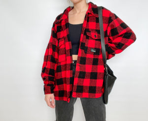 Plaid Wool Shacket