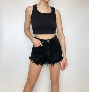 Frayed Wrangler Shorts