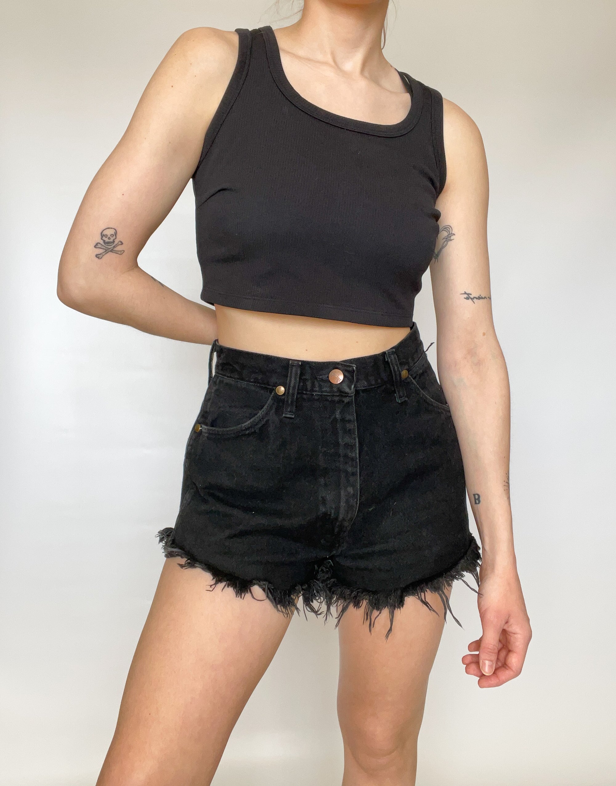 Frayed Wrangler Shorts