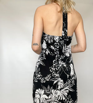 Floral Halter Dress