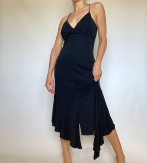 Black Asymmetrical Dress