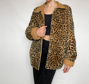 Reversible Leopard Jacket